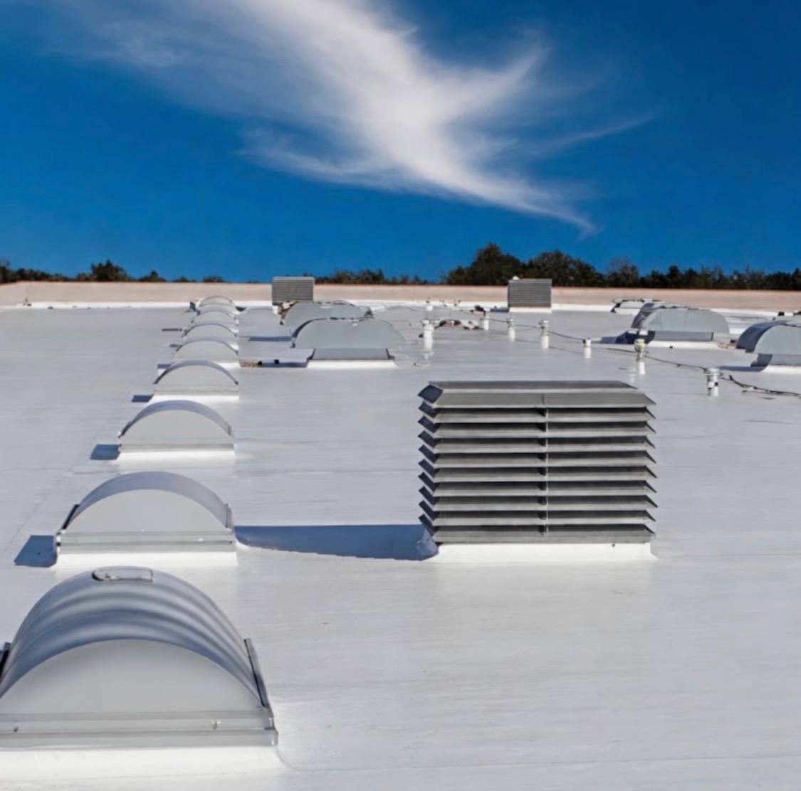LB Roofing commercial TPO roof completed to Georgia building code
